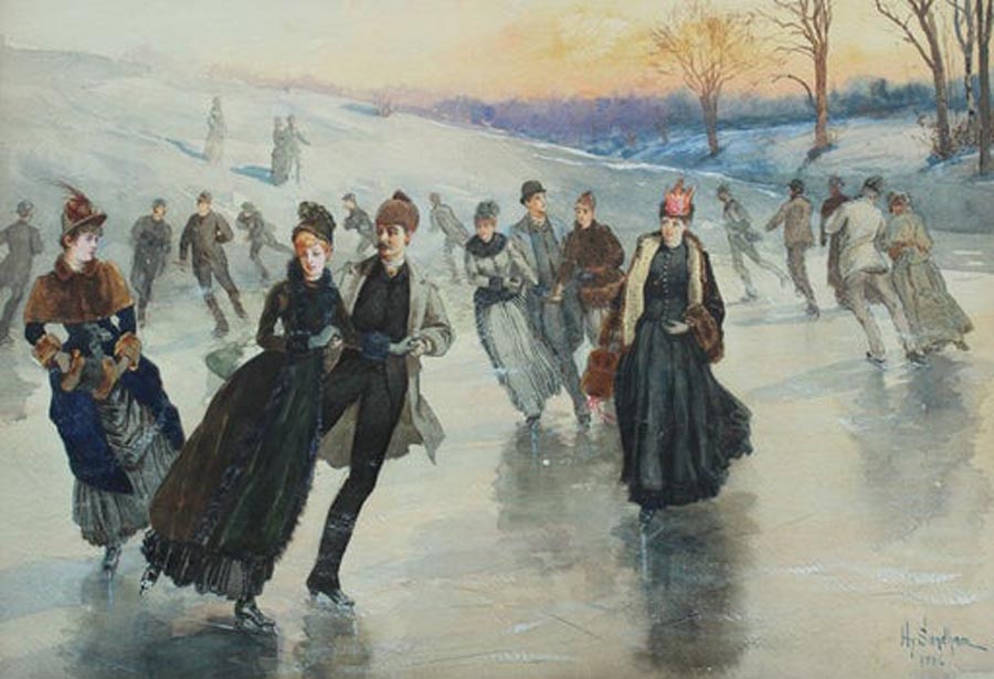 Henry Sandham Ice Skating